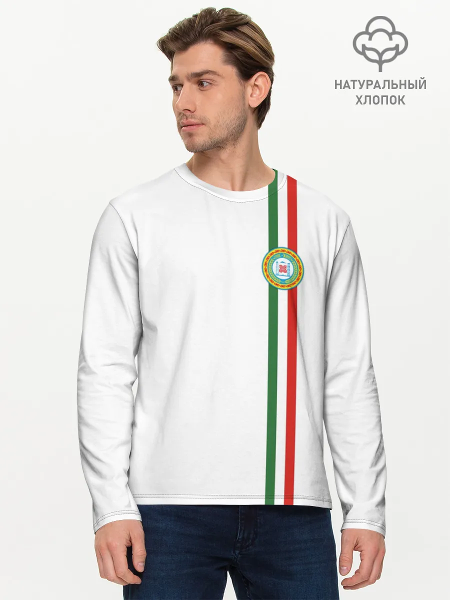 Мужской лонгслив базовый / Чеченская республика