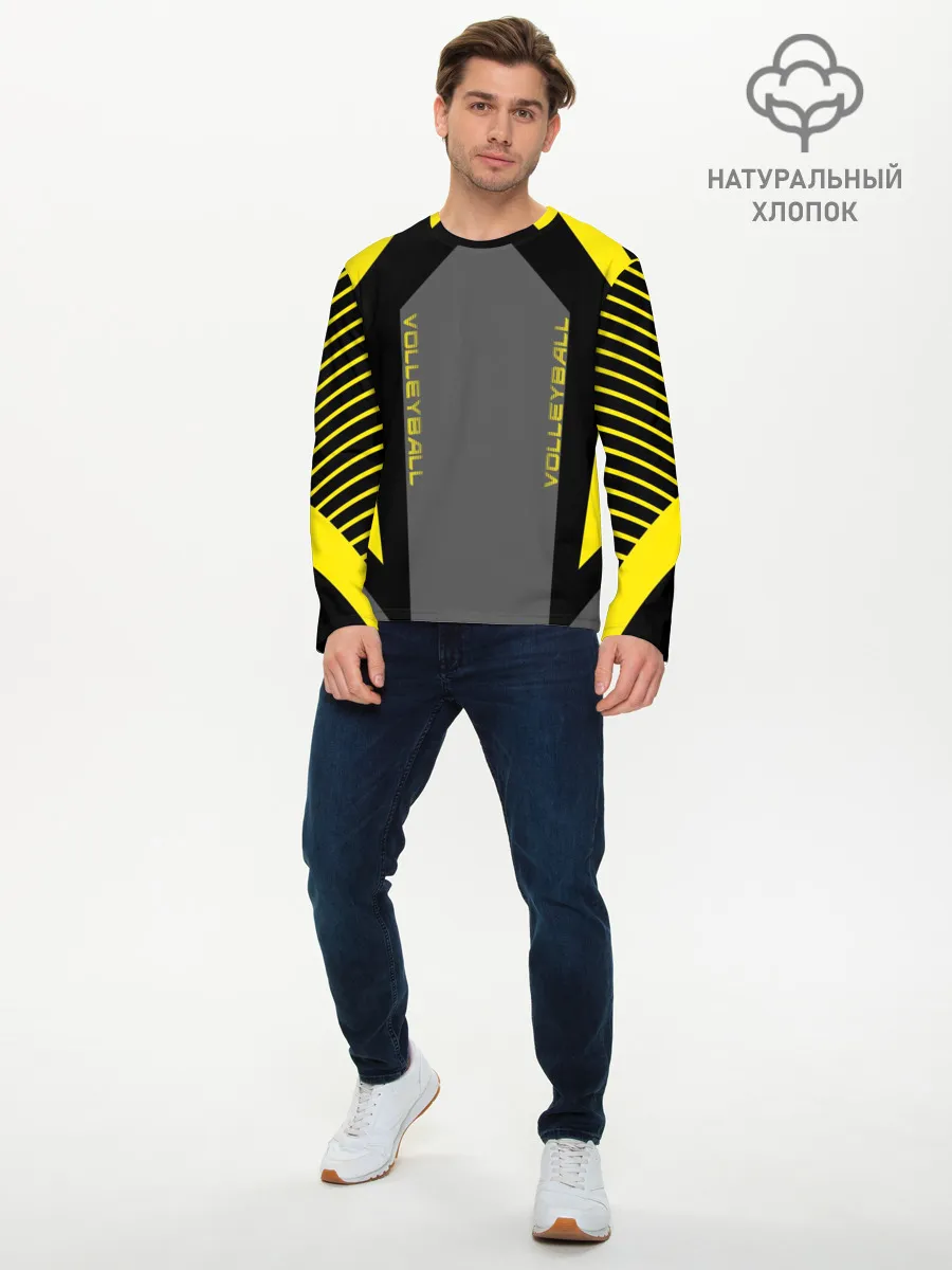 Мужской лонгслив базовый / Volleyball
