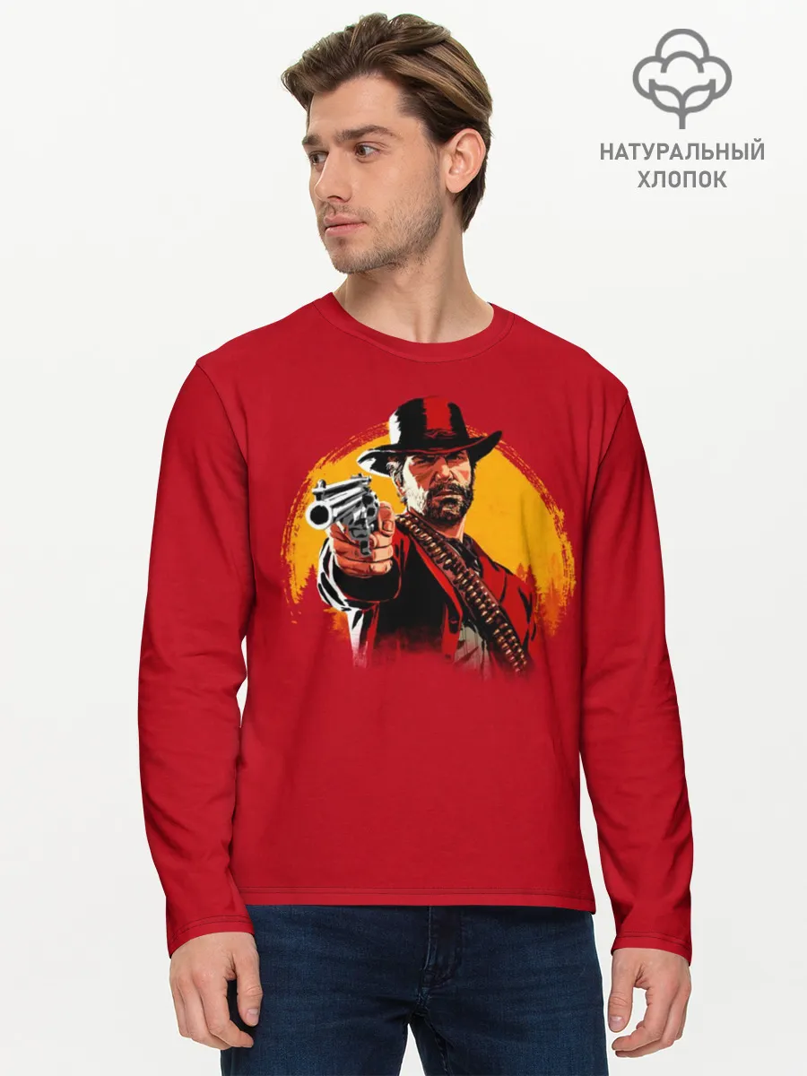 Мужской лонгслив базовый / Red Dead Redemption 2