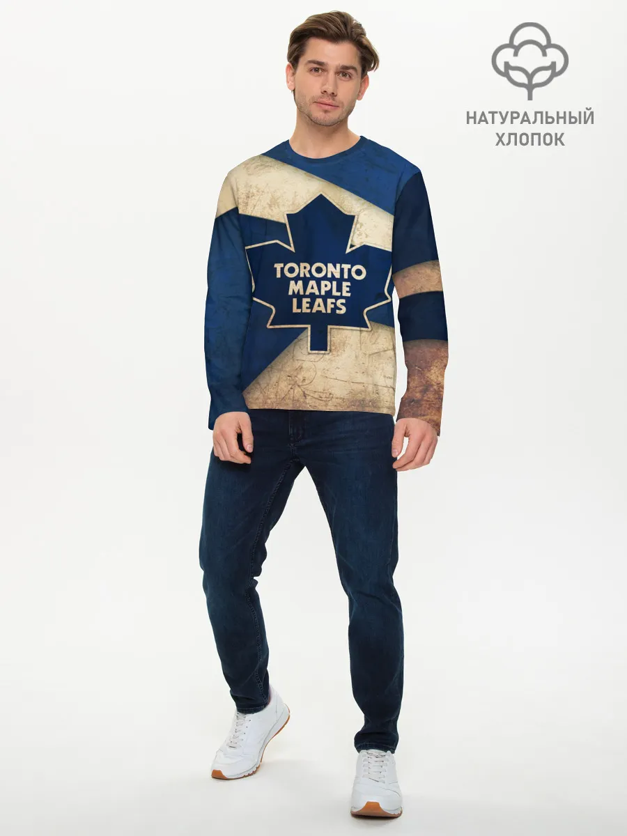 Мужской лонгслив базовый / Торонто олд