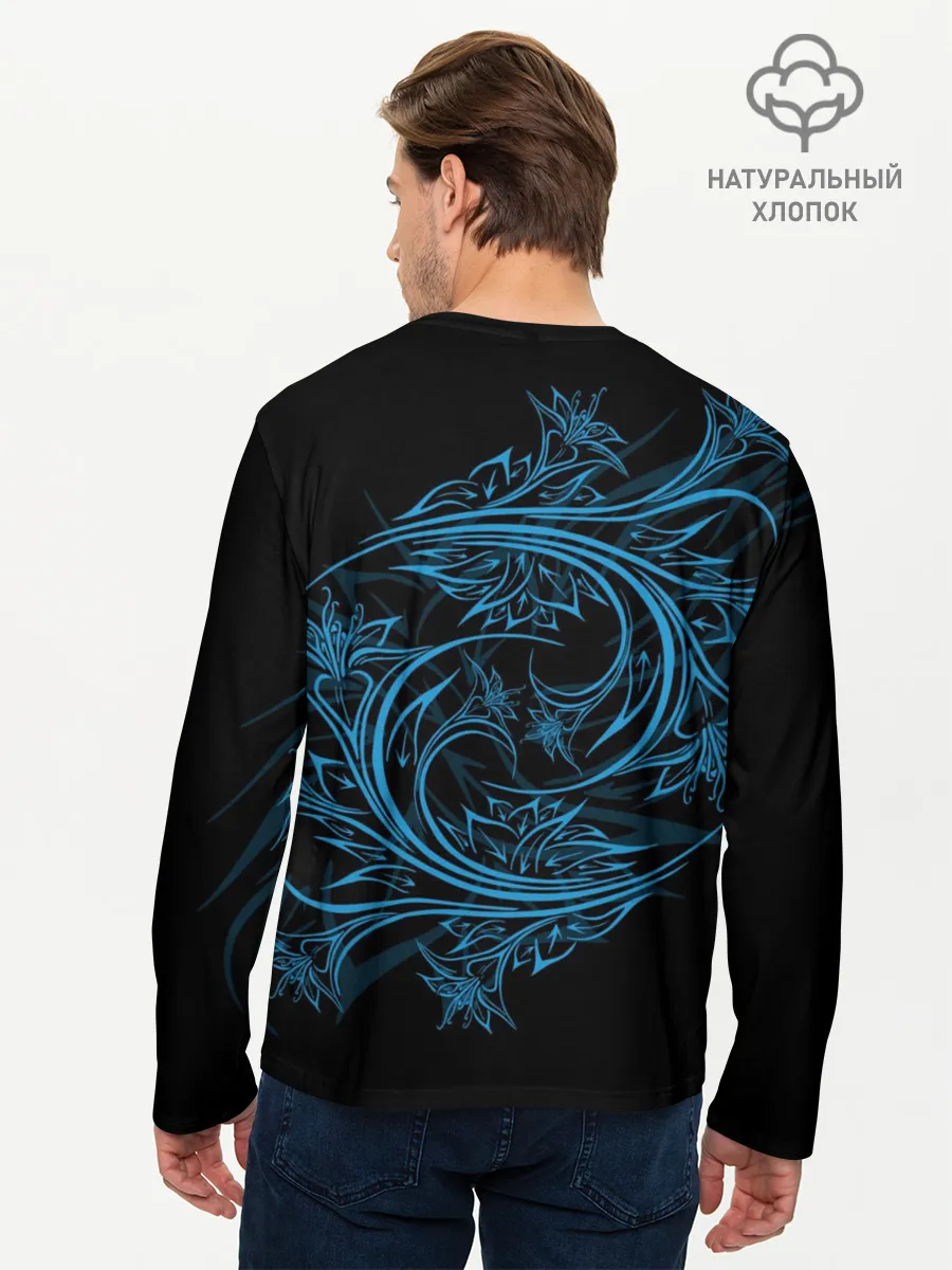 Мужской лонгслив базовый / Wolf