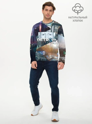 Мужской лонгслив базовый / Detroit: Become Human