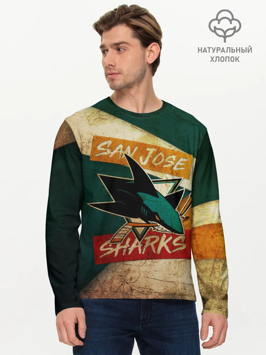 Мужской лонгслив базовый / Сан Хосе Олд