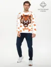 Мужской лонгслив базовый / Огненный тигр