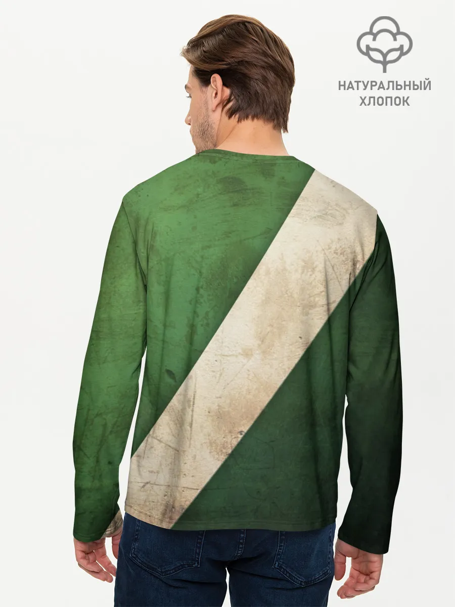 Мужской лонгслив базовый / Бостон олд