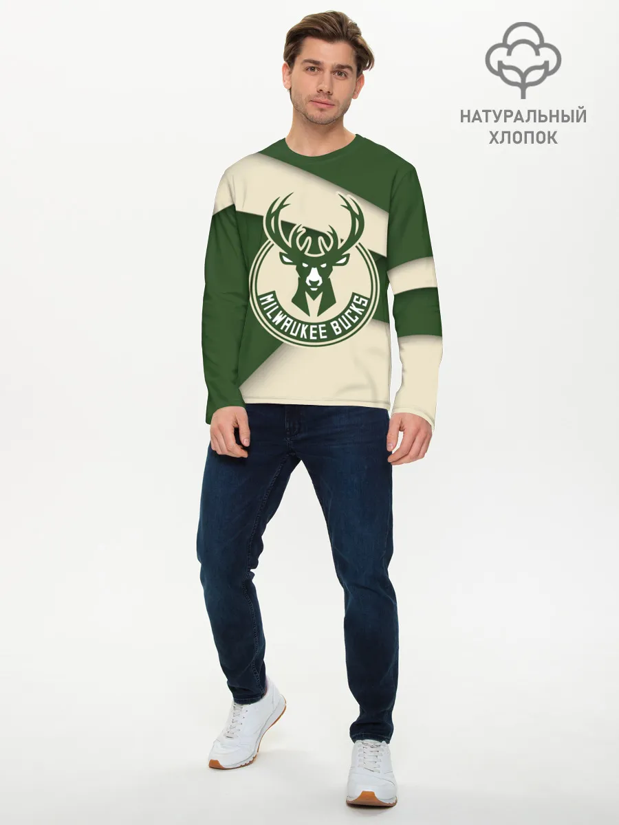 Мужской лонгслив базовый / Милуоки