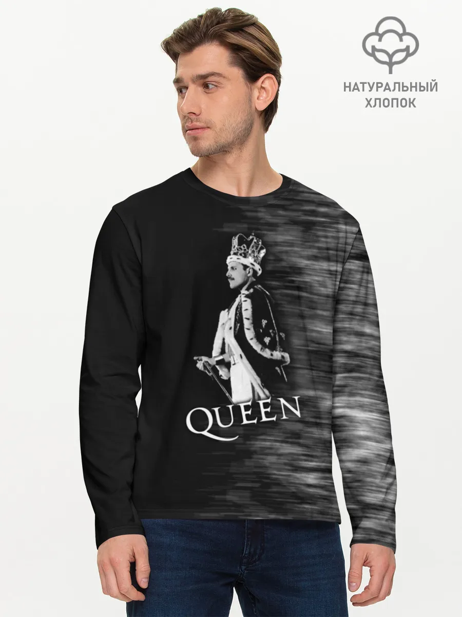 Мужской лонгслив базовый / Queen