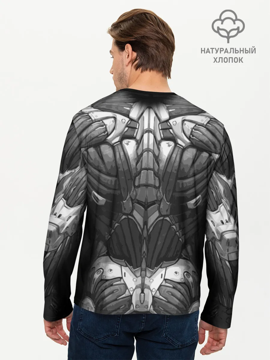 Мужской лонгслив базовый / Экзоскелет CRYSIS