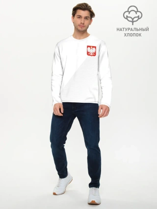 Мужской лонгслив базовый / Польша домашняя форма