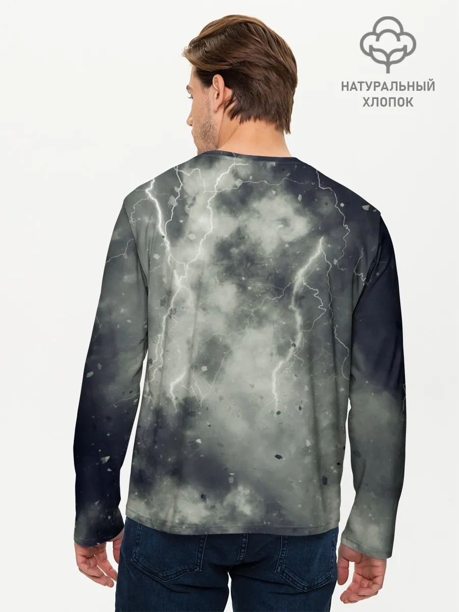 Мужской лонгслив базовый / Логотип BMW