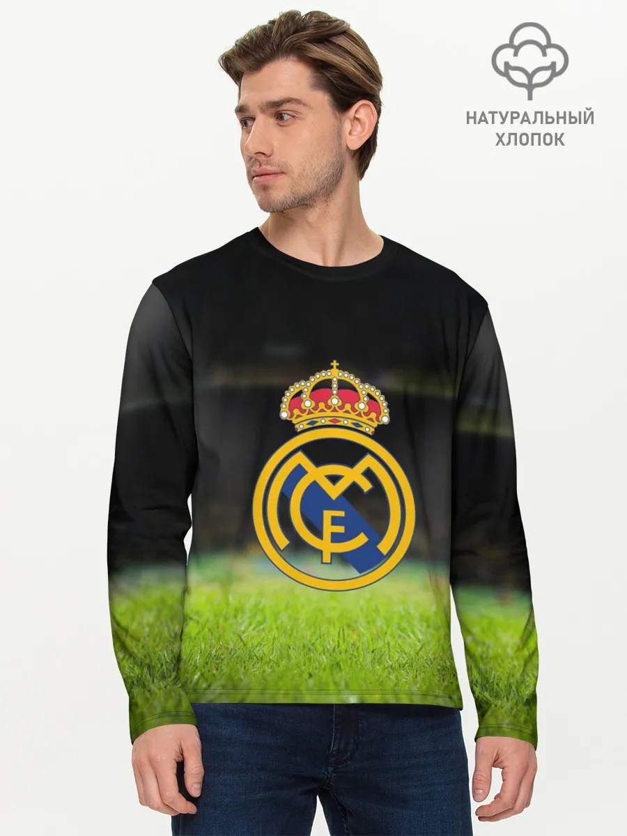 Мужской лонгслив базовый / REAL MADRID