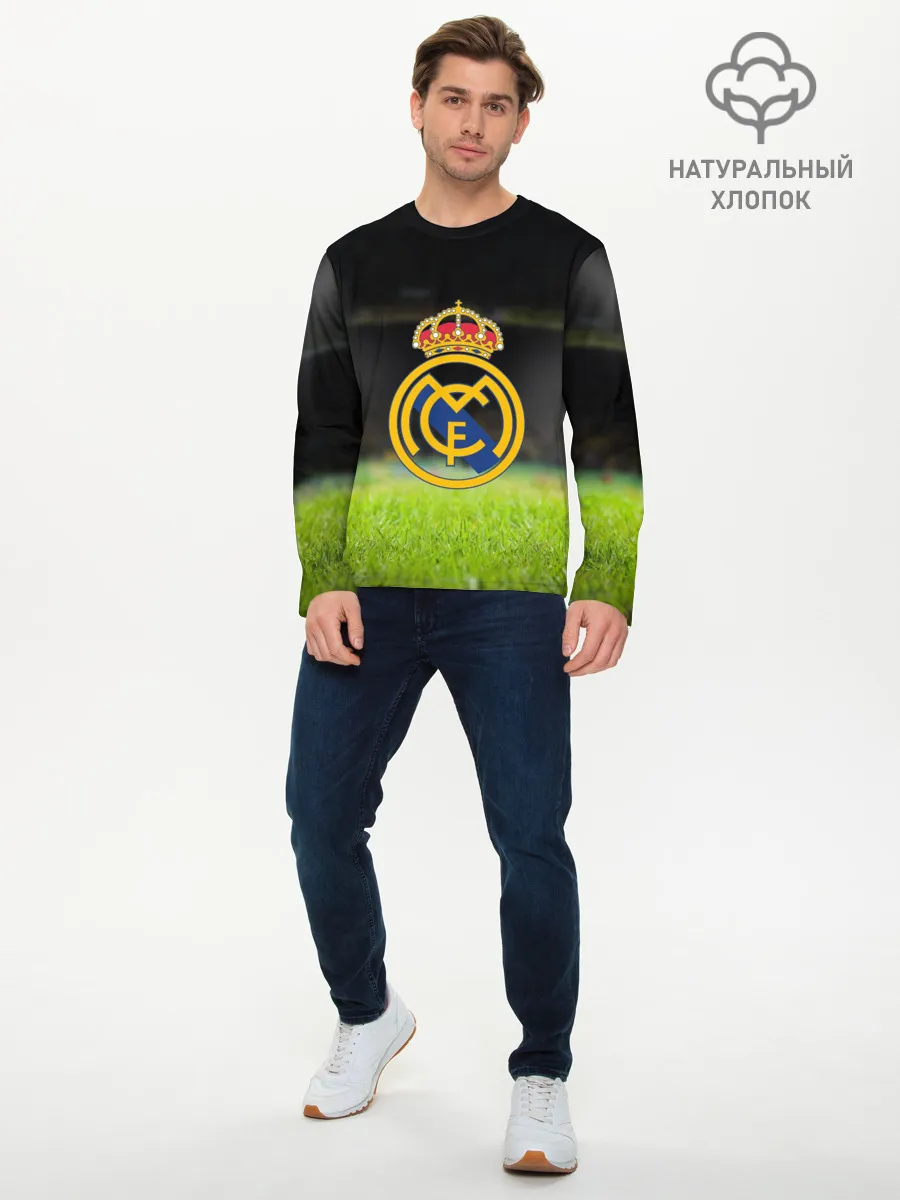 Мужской лонгслив базовый / REAL MADRID