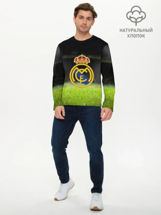 Мужской лонгслив базовый / REAL MADRID
