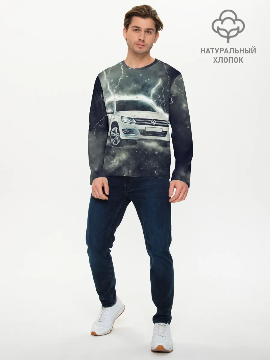 Мужской лонгслив базовый / Volkswagen Tiguan