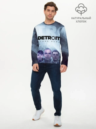 Мужской лонгслив базовый / Detroit become human