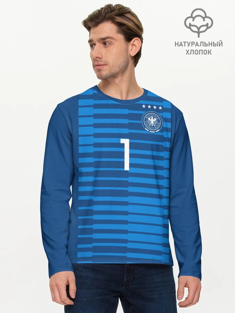 Мужской лонгслив базовый / Neuer WC 2018