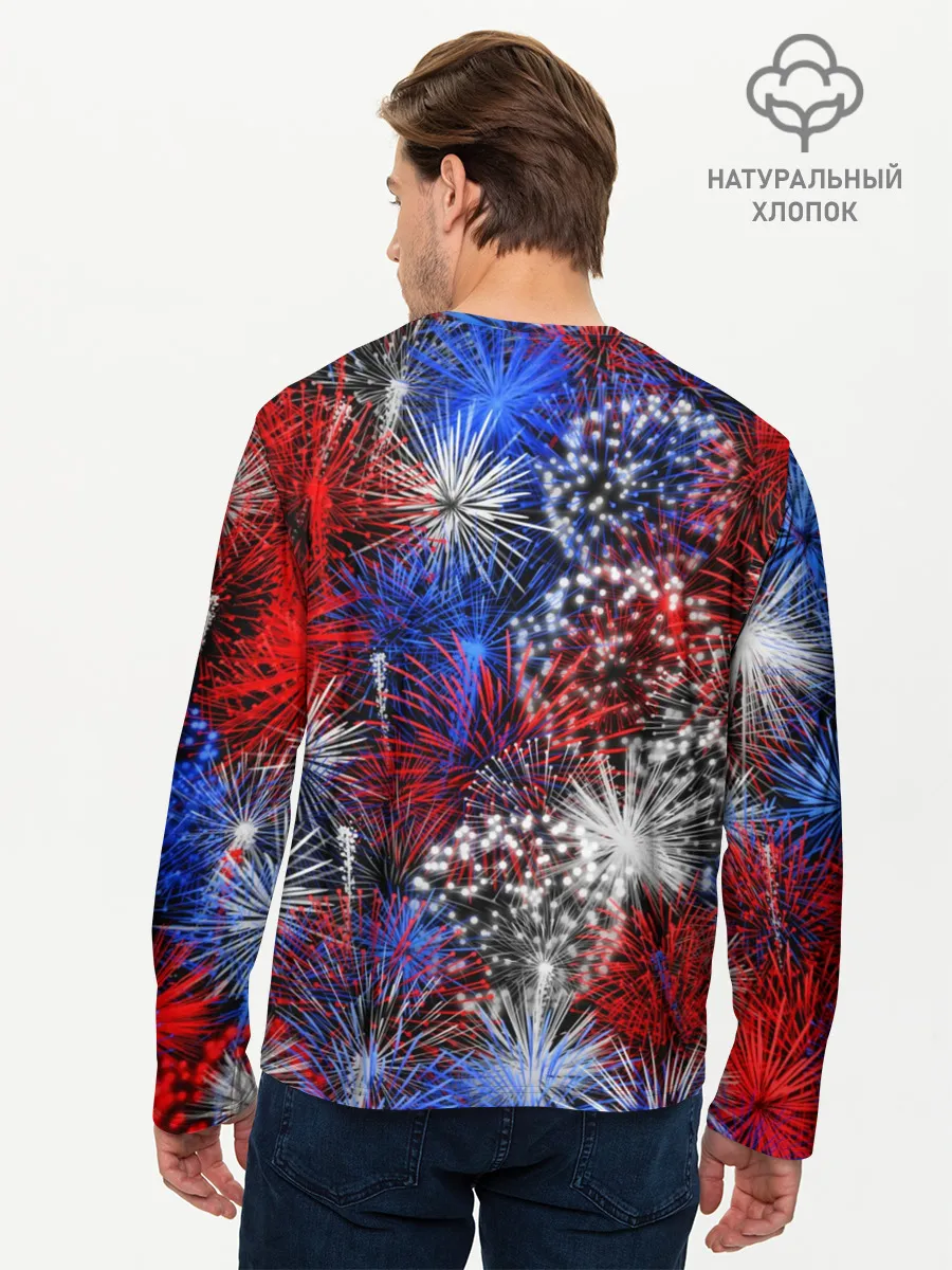 Мужской лонгслив базовый / Салют