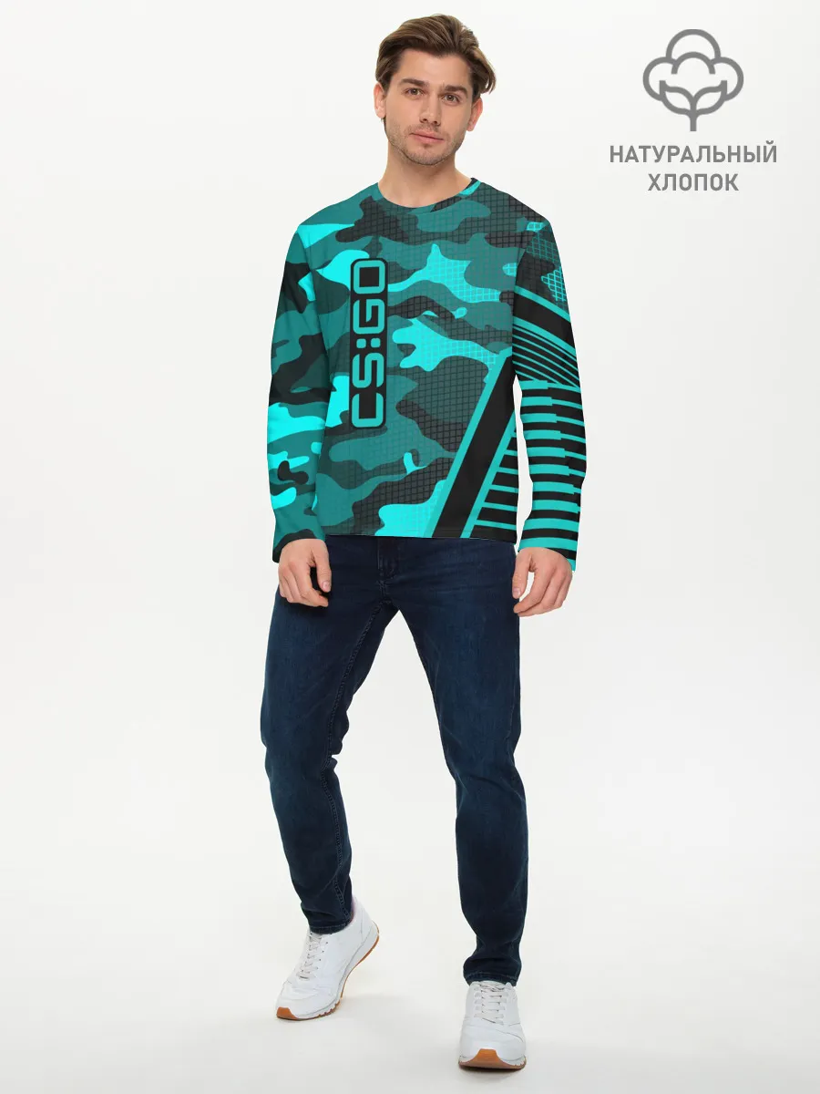 Мужской лонгслив базовый / CS:GO