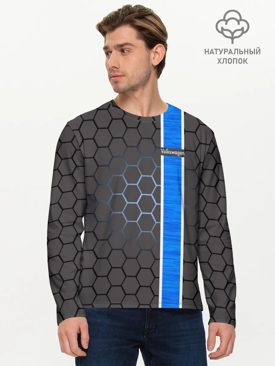 Мужской лонгслив базовый / Volkswagen