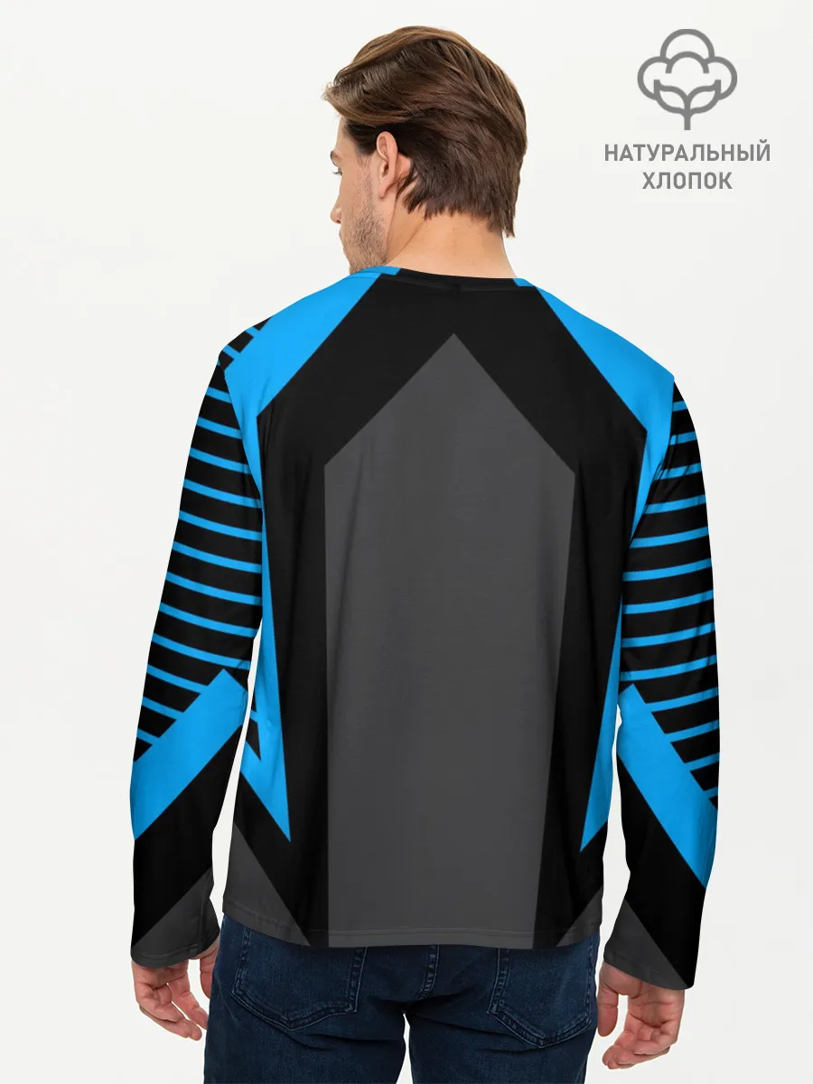 Мужской лонгслив базовый / Боец