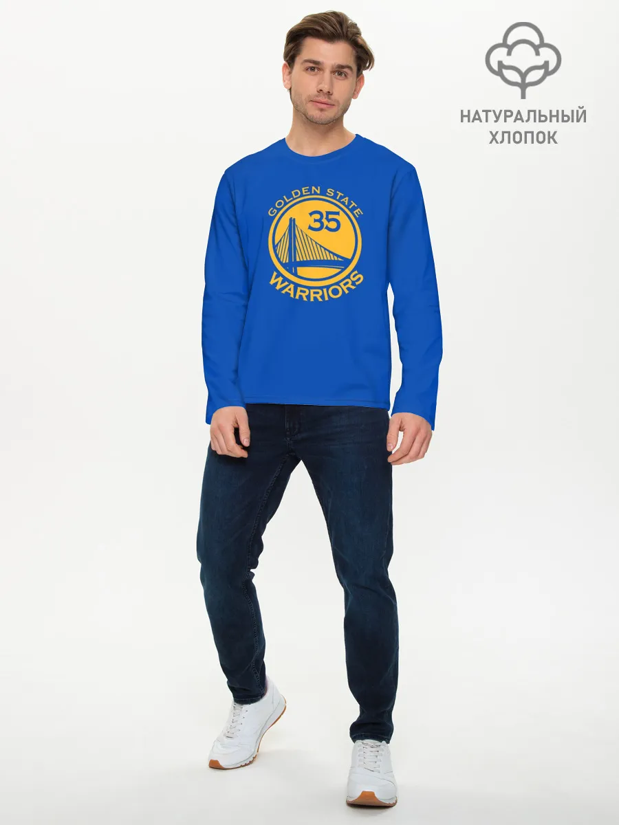 Мужской лонгслив базовый / Kevin Durant форма GSW