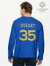 Мужской лонгслив базовый / Kevin Durant форма GSW