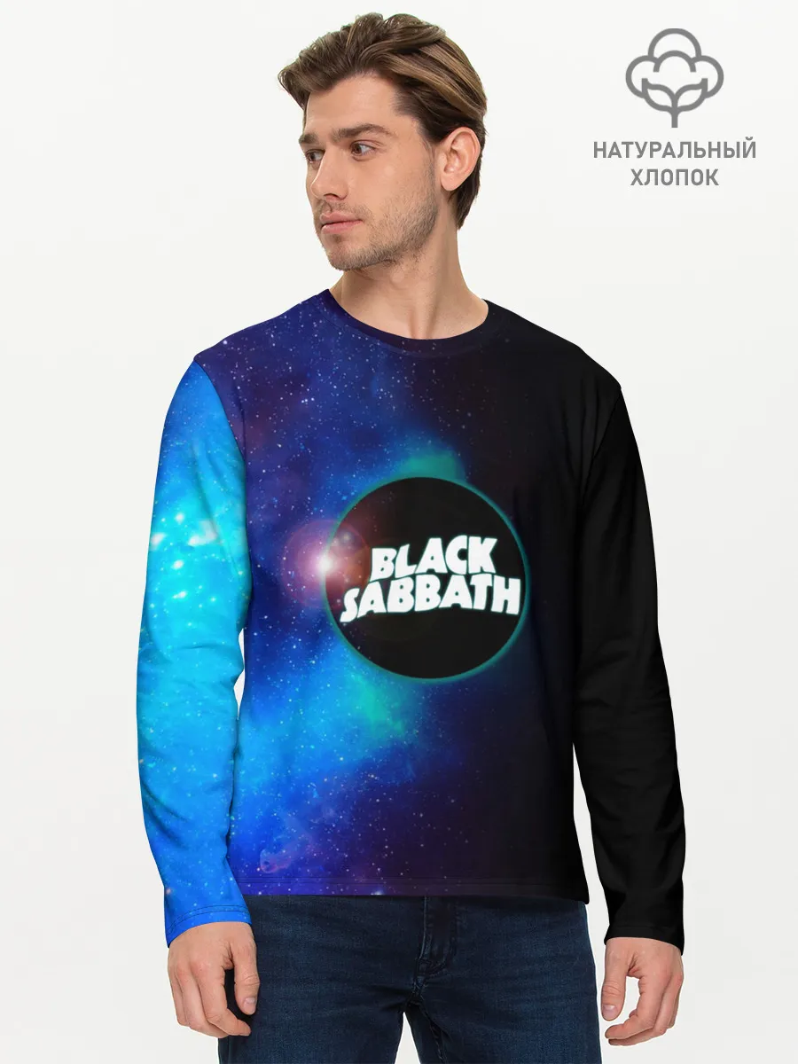 Мужской лонгслив базовый / Black Sabbath