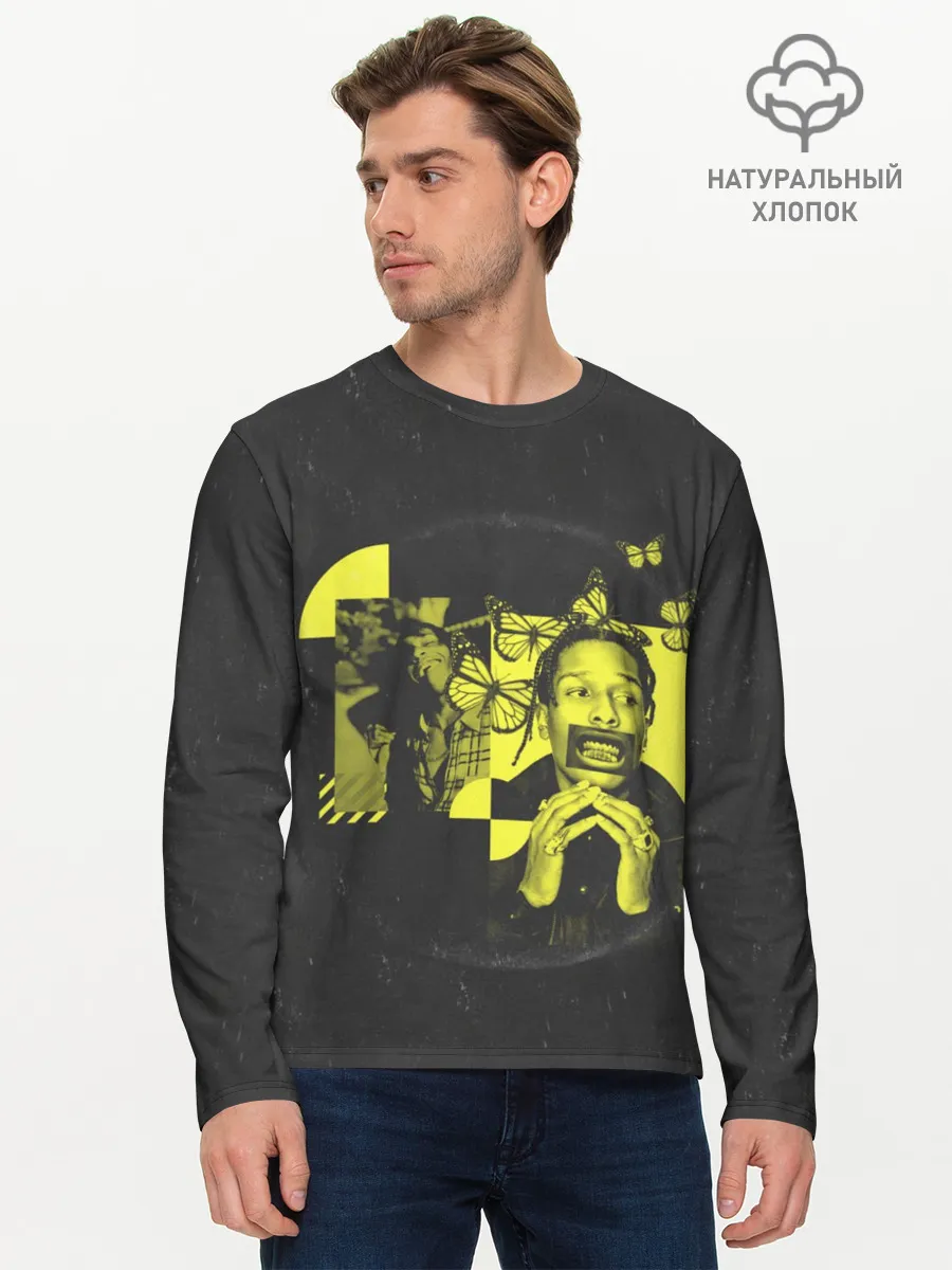 Мужской лонгслив базовый / ASAP Rocky. TESTING