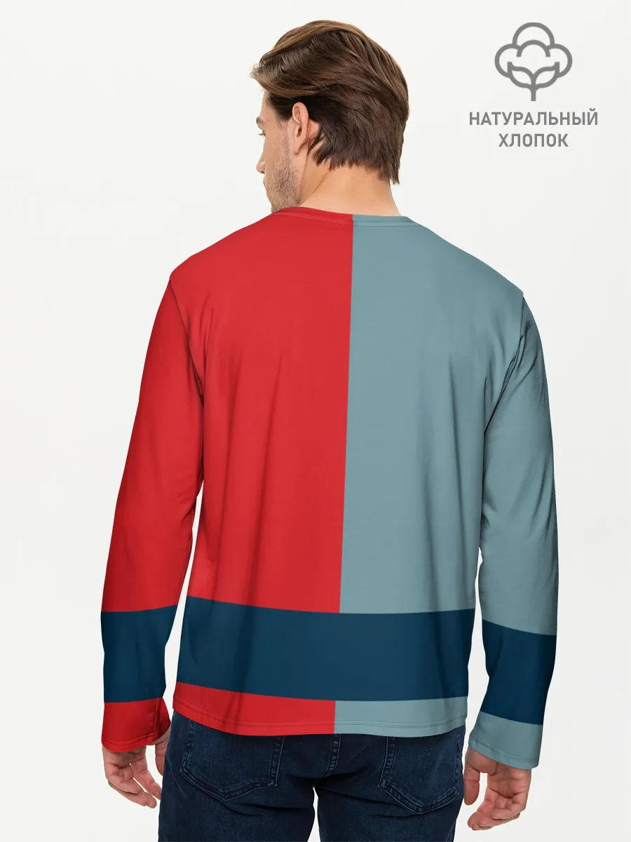 Мужской лонгслив базовый / Homer Simpson