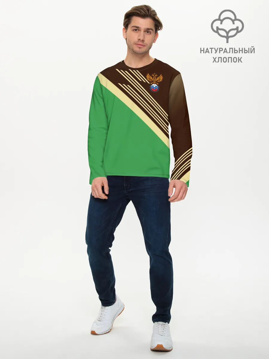 Мужской лонгслив базовый / КОМАНДА РОССИИ.