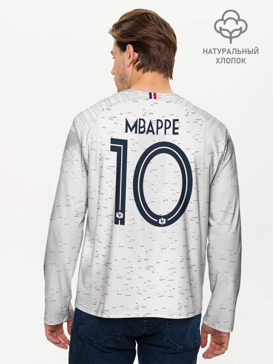 Мужской лонгслив базовый / Mbappe away WC 2018