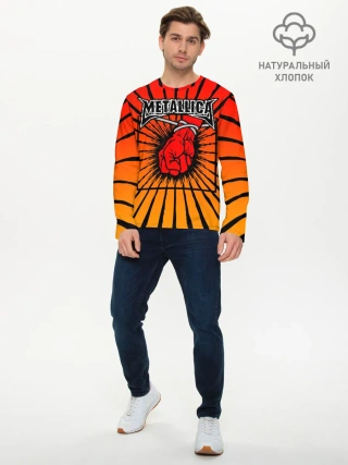 Мужской лонгслив базовый / Metallica