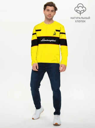 Мужской лонгслив базовый / Lamborghini