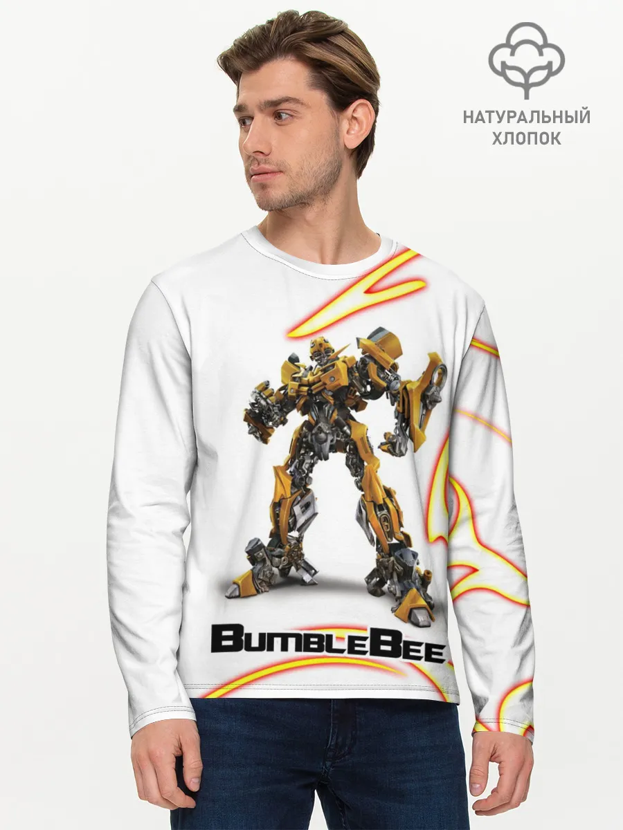 Мужской лонгслив базовый / Bumblebee