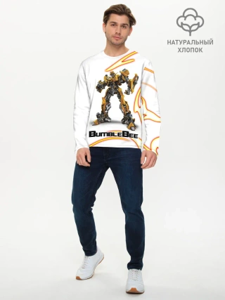 Мужской лонгслив базовый / Bumblebee