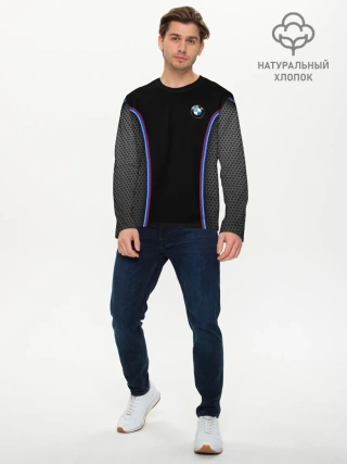 Мужской лонгслив базовый / BMW Sport