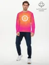 Мужской лонгслив базовый / Солнечная мандала