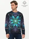 Мужской лонгслив базовый / Астральная мандала