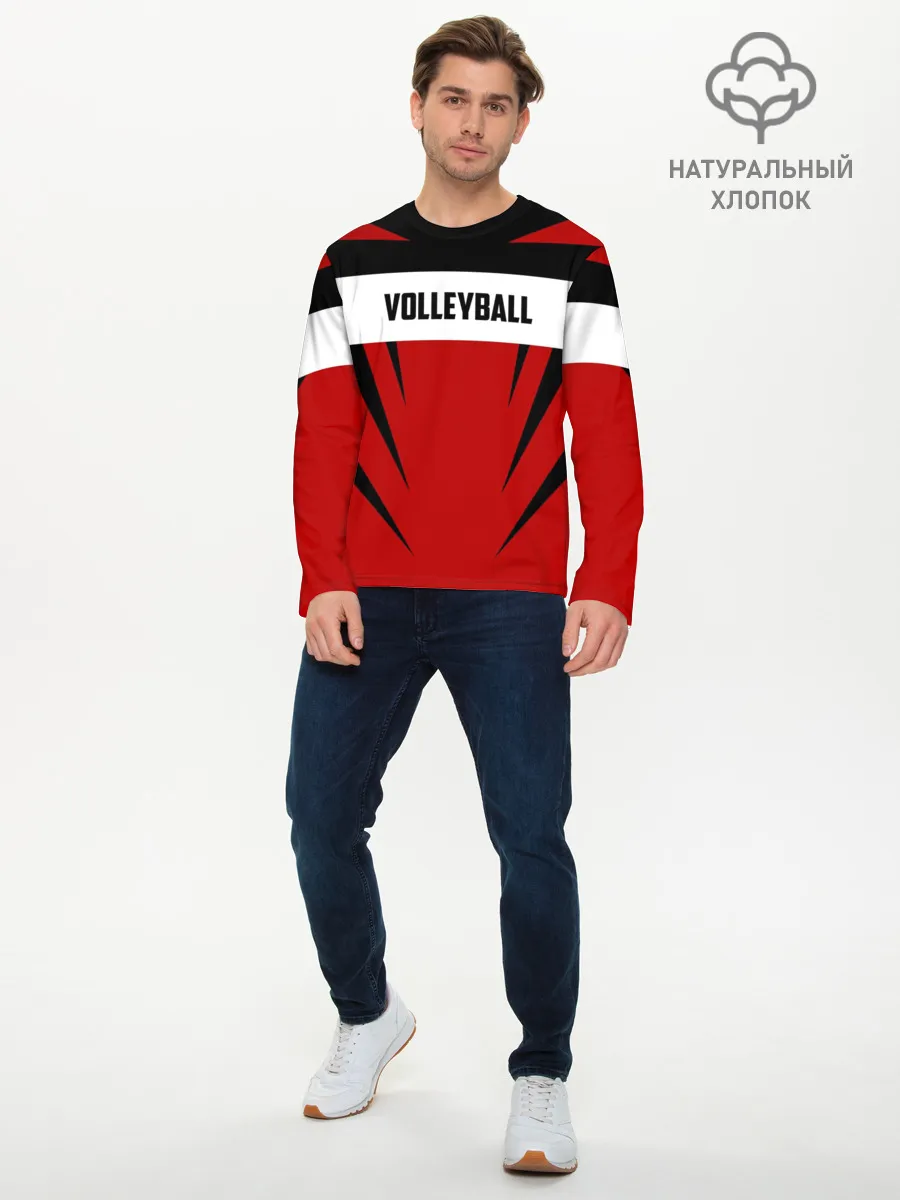 Мужской лонгслив базовый / Volleyball