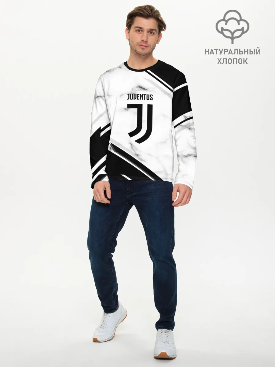 Мужской лонгслив базовый / Juventus