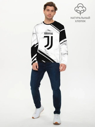 Мужской лонгслив базовый / Juventus