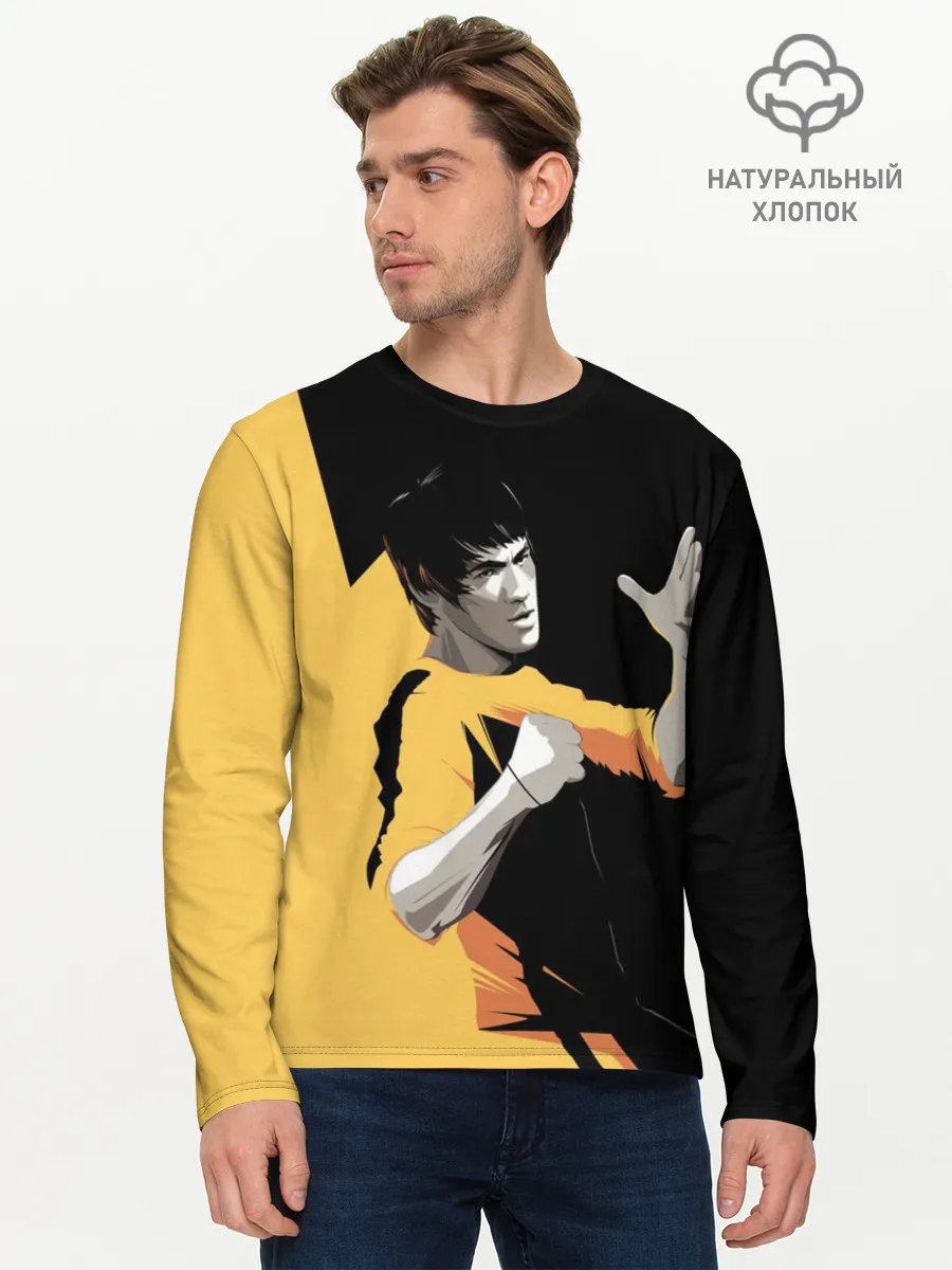 Мужской лонгслив базовый / Bruce Lee