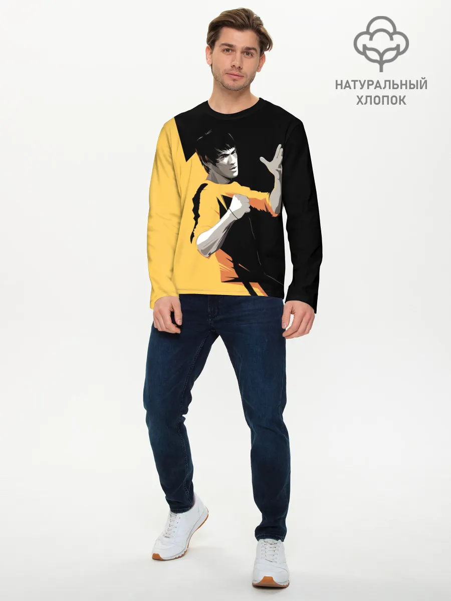 Мужской лонгслив базовый / Bruce Lee