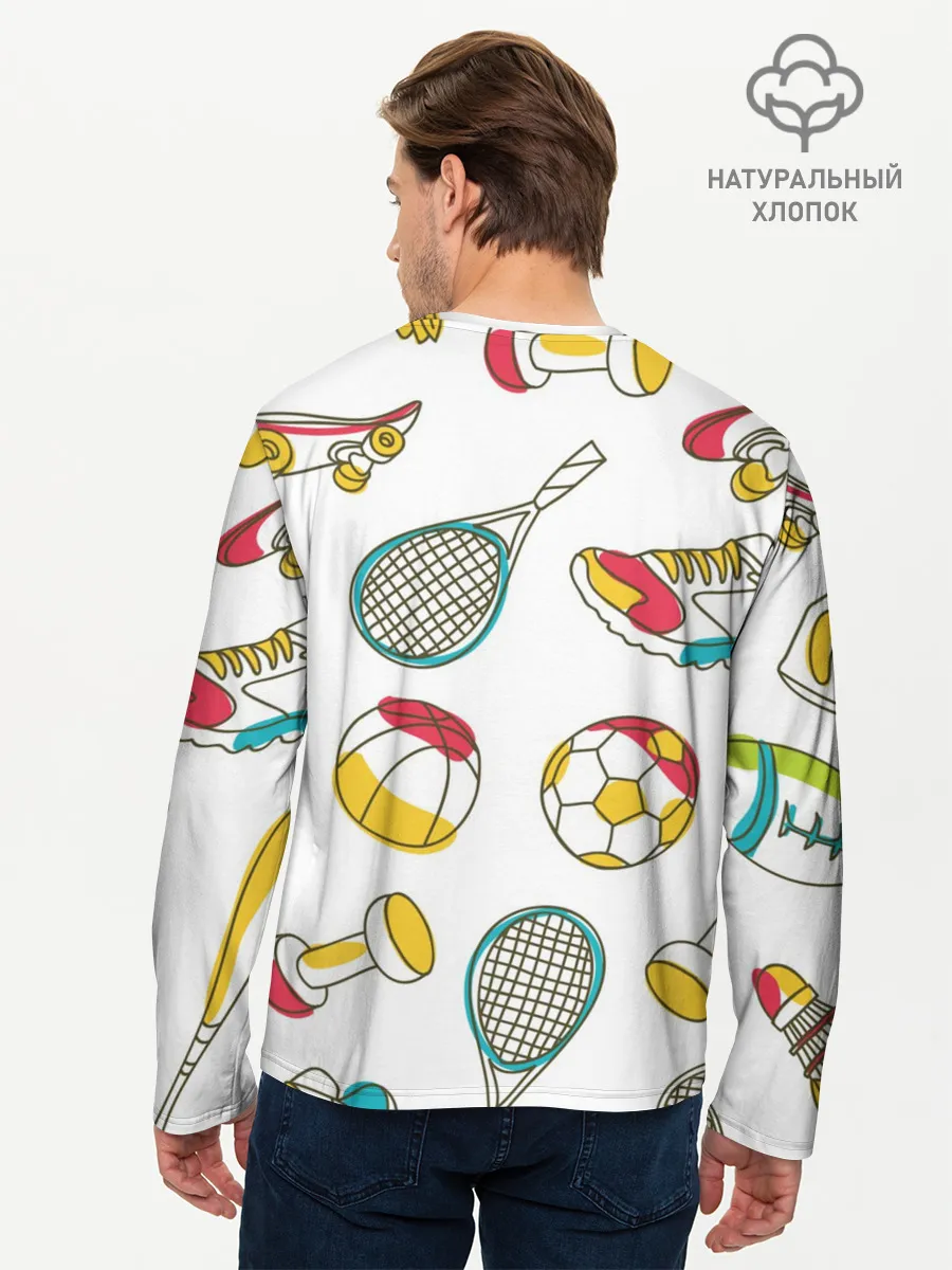 Мужской лонгслив базовый / Спорт