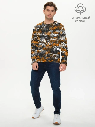 Мужской лонгслив базовый / Jump da f#ck up!