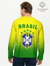Мужской лонгслив базовый / Сборная Бразилии