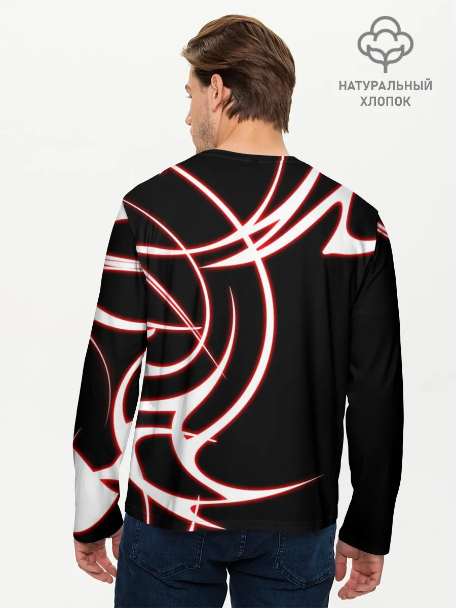 Мужской лонгслив базовый / Cyberpunk 2077