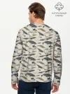 Мужской лонгслив базовый / Whales pattern