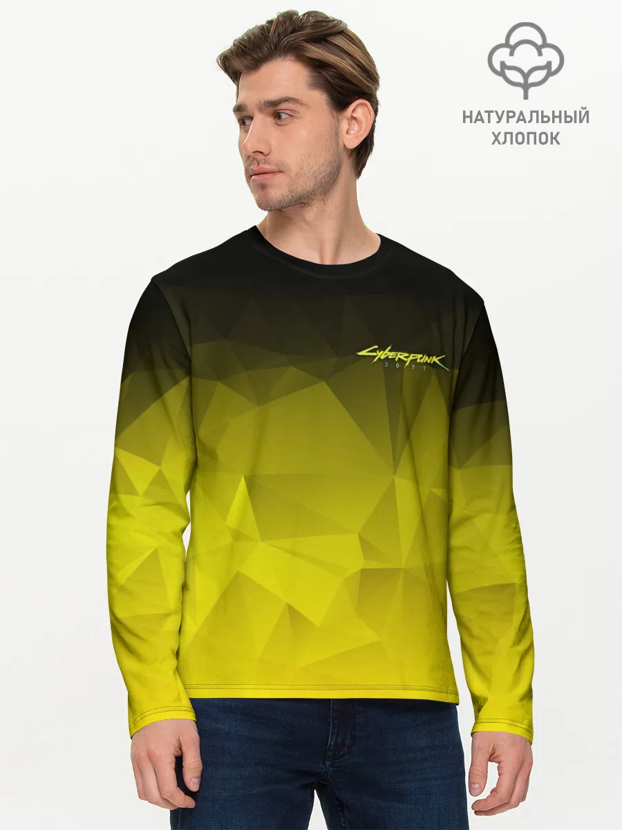 Мужской лонгслив базовый / CYBERPUNK 2077 | КИБЕРПАНК 2077