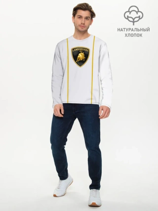 Мужской лонгслив базовый / LAMBORGHINI.